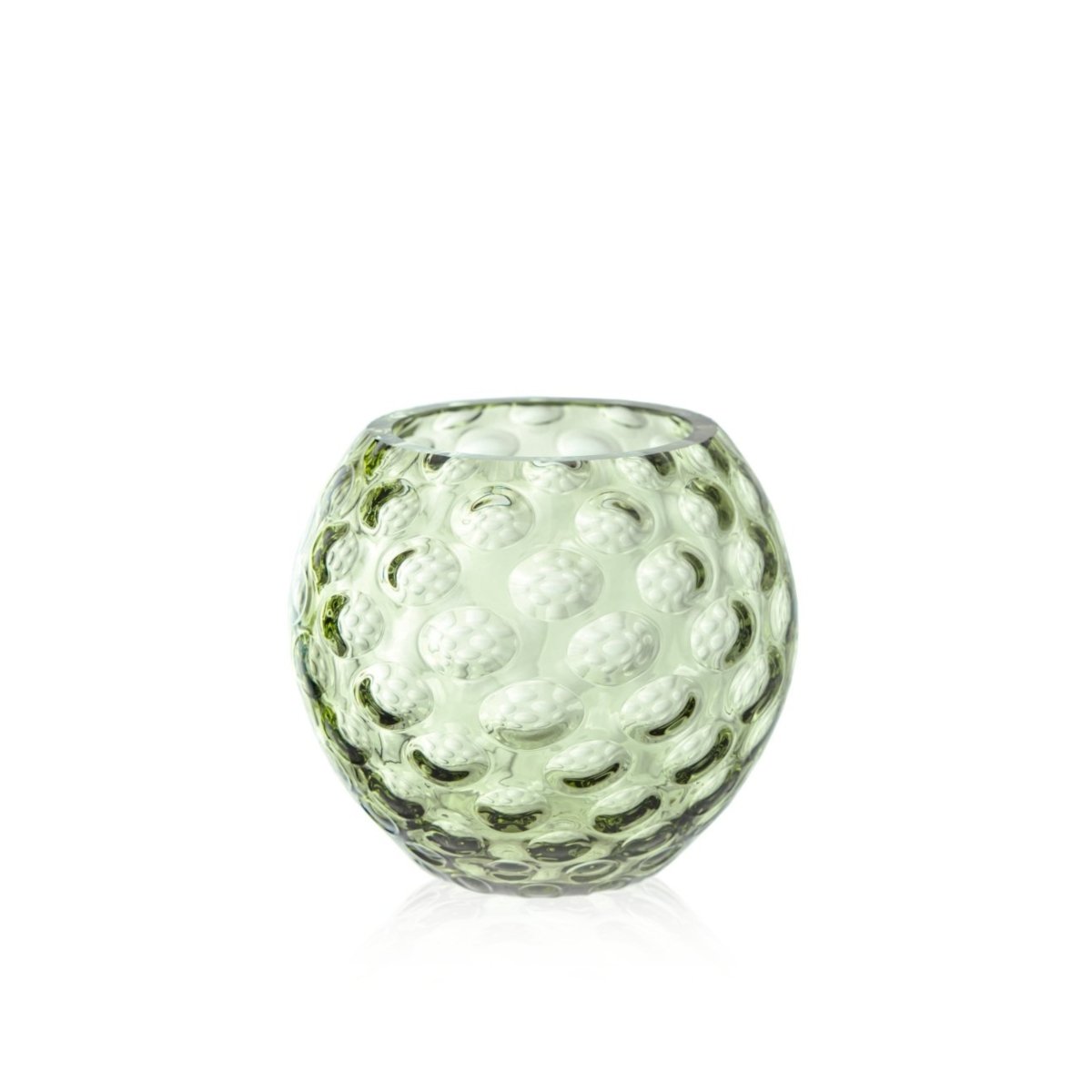 klimchi-kugel-vase-boule-vert-olive-petit image 1