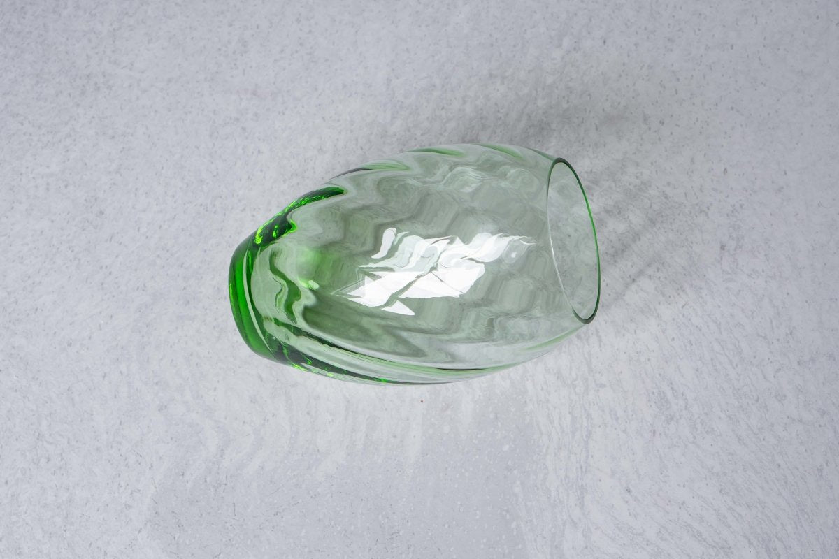 klimchi-marika-vase-ovale-vert-clair-cristal image 2