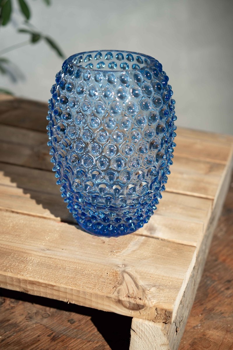 klimchi-hobnail-vase-ovale-bleu-clair image 3