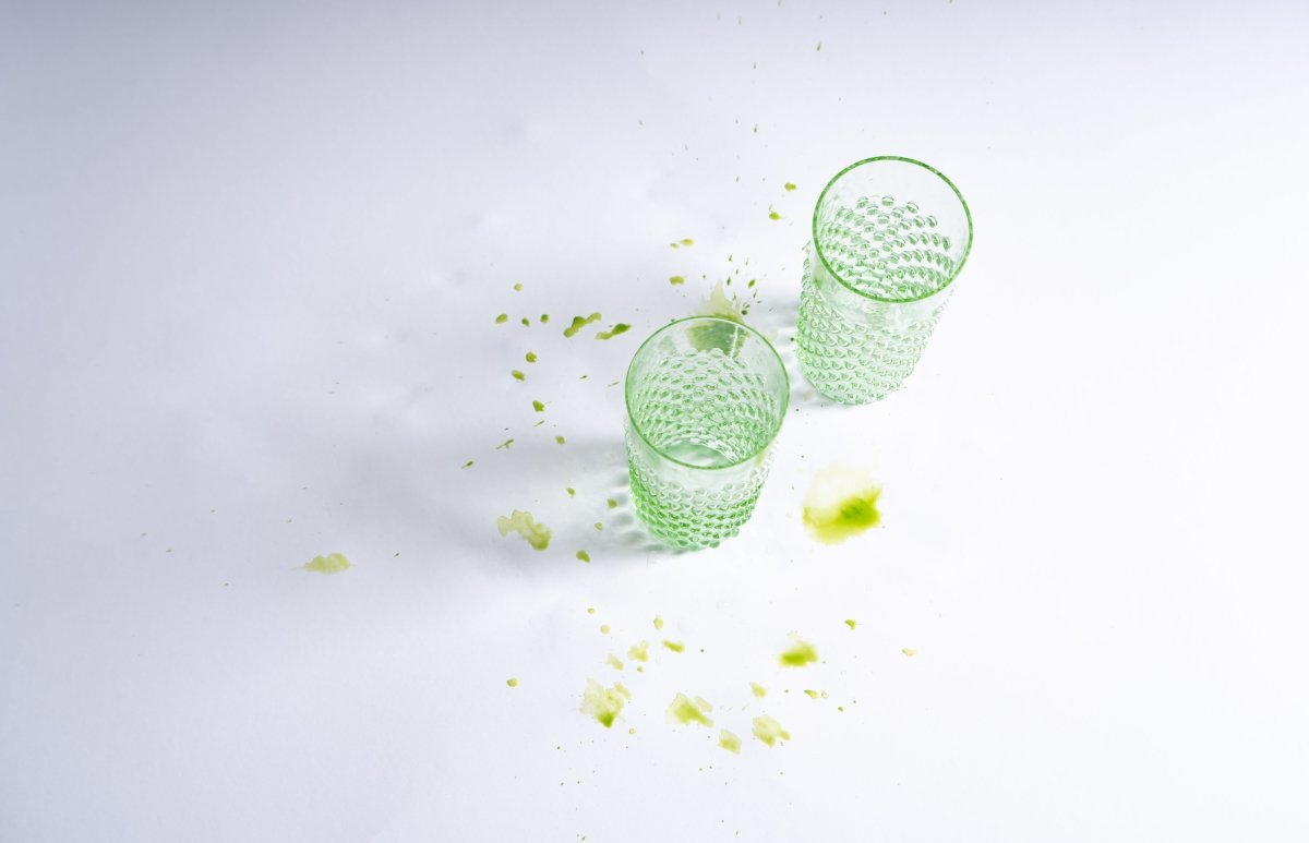 klimchi-hobnail-tumbler-haut-verre-vert-l-unit-400-ml image 7