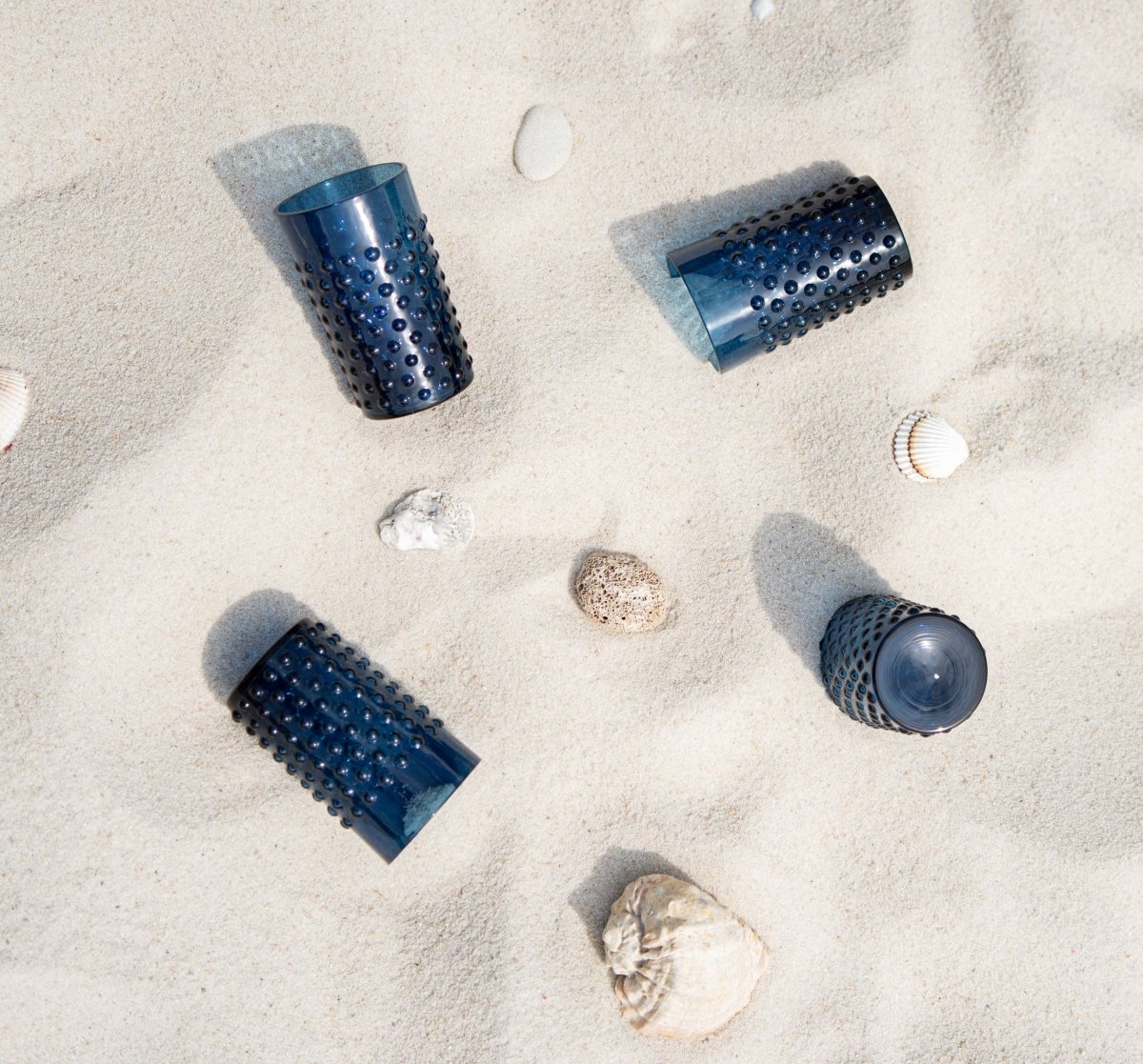 klimchi-hobnail-royal-blue-verre-bleu-seul image 2