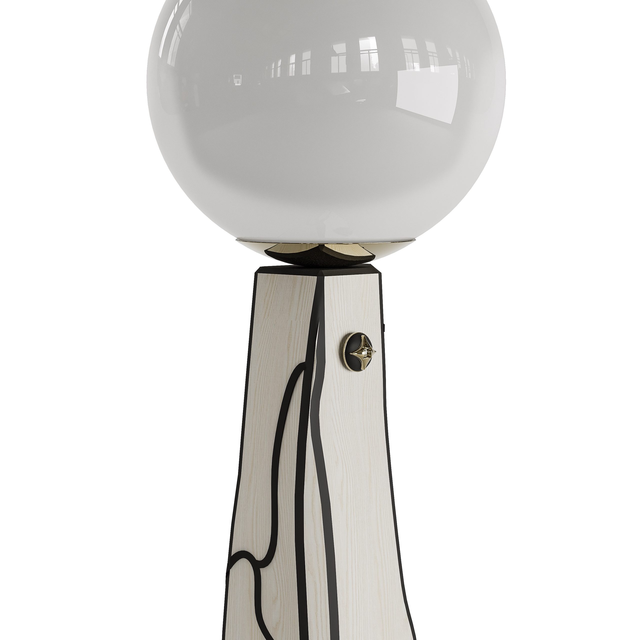 bablanc-brut-lampadaire-salon-lecture-design image 3
