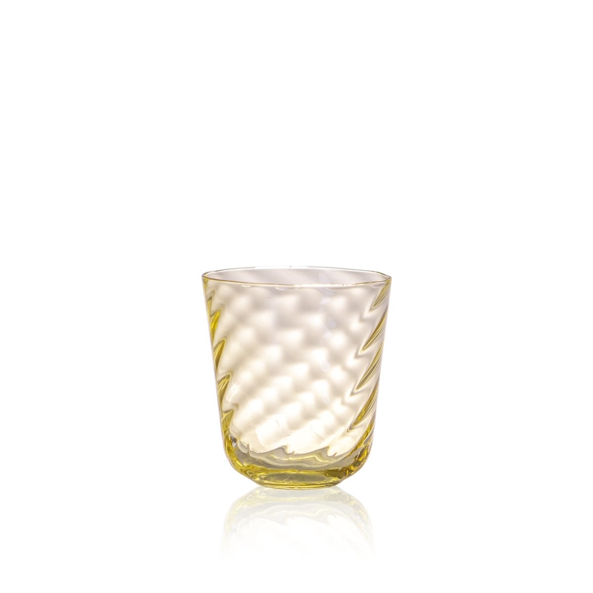 klimchi-marika-citrine-verres-lot-de-2-jaune-souffl-bouche image 2