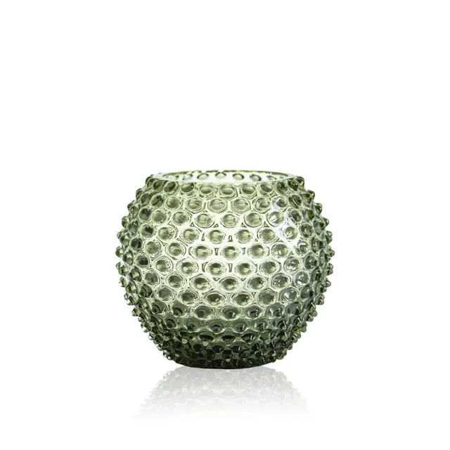 klimchi-hobnail-olive-vase-boule-vert-olive-petit image 1