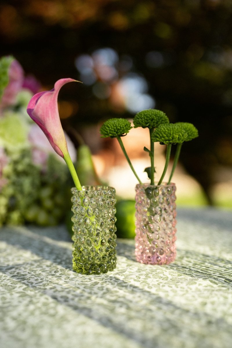 klimchi-hobnail-soliflores-verre-lot-de-2-mini-vases image 2