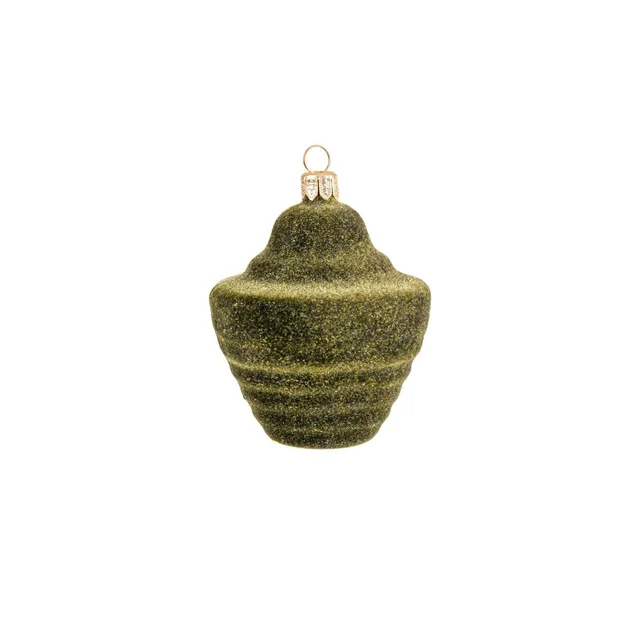 klimchi-ornaments-boule-no-l-moss-diamond-champagne image 1
