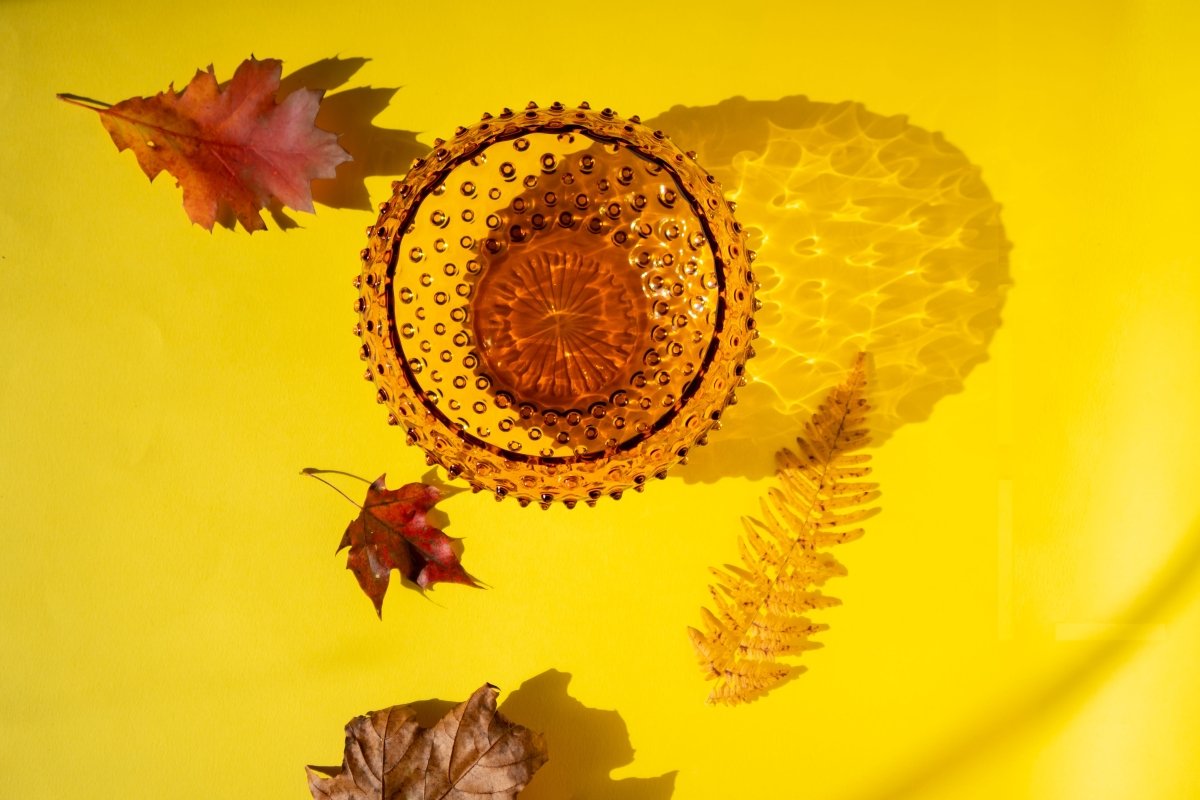 klimchi-hobnail-amber-saladier-cristal-ambre image 4