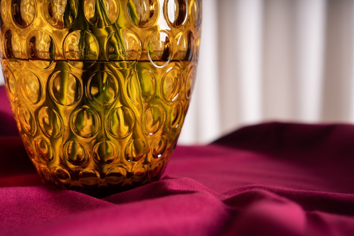 klimchi-kugel-vase-ovale-ambre-en-verre image 5