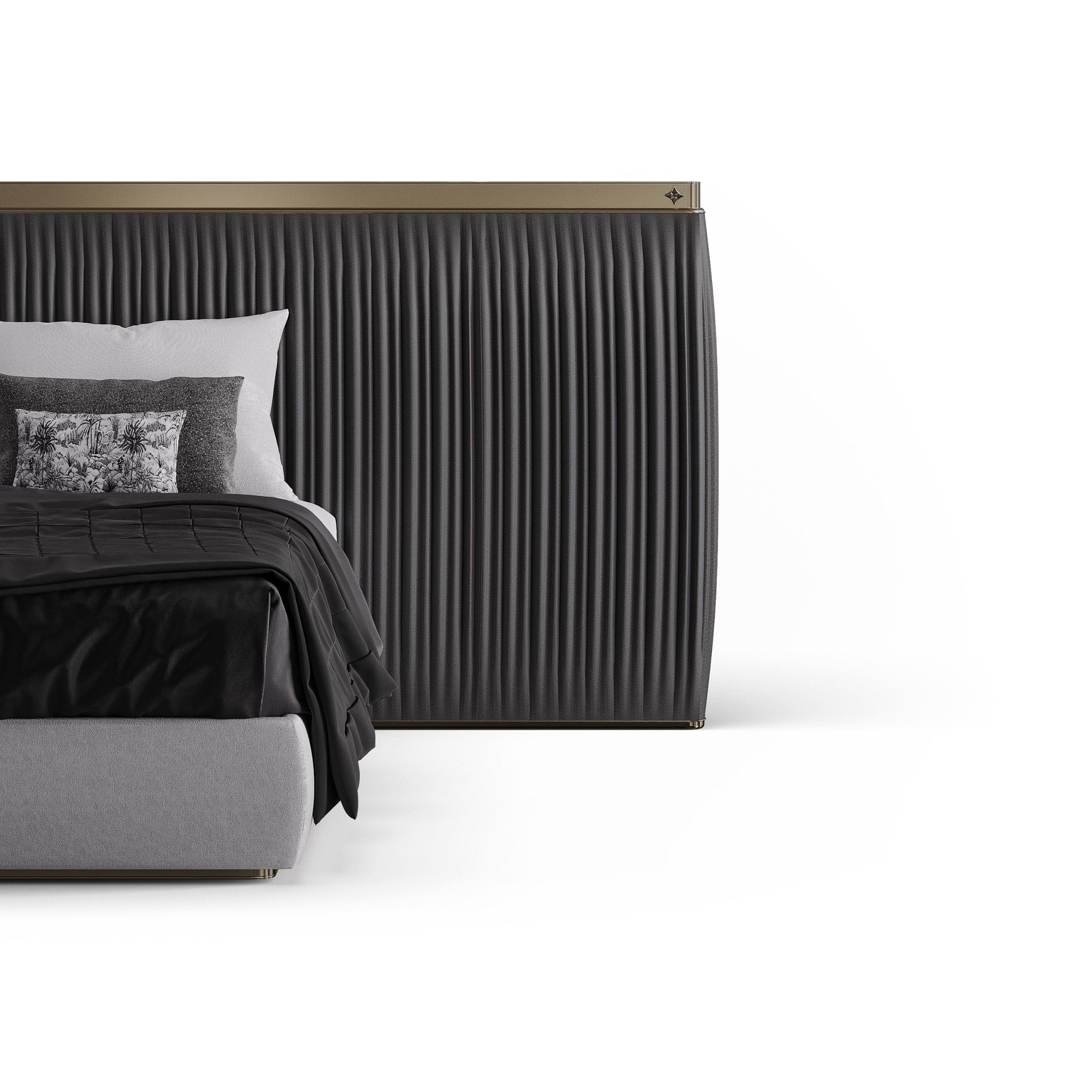 bablanc-pleat-lit-adulte-t-te-de-lit-pliss-e image 4