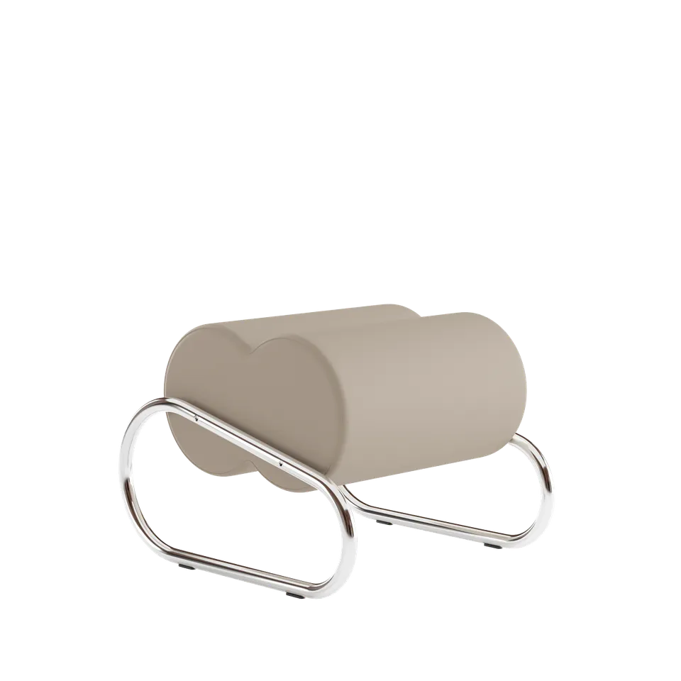 norr-11-fave-pouf-tissu-megan-30-bone-chrome image 1