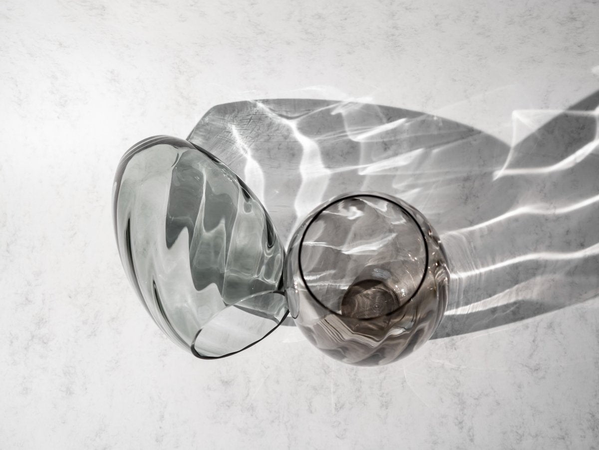 klimchi-marika-vase-ovale-grey-smoke-cristal-sans-plomb image 4