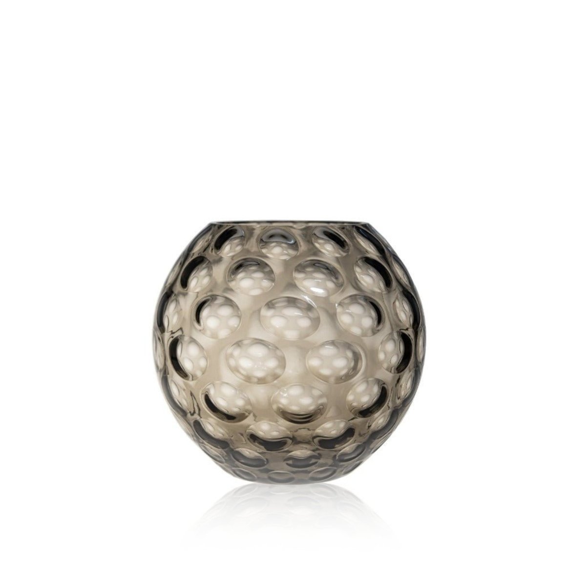 klimchi-kugel-vase-boule-noir-fum-petit-mod-le-rond image 1