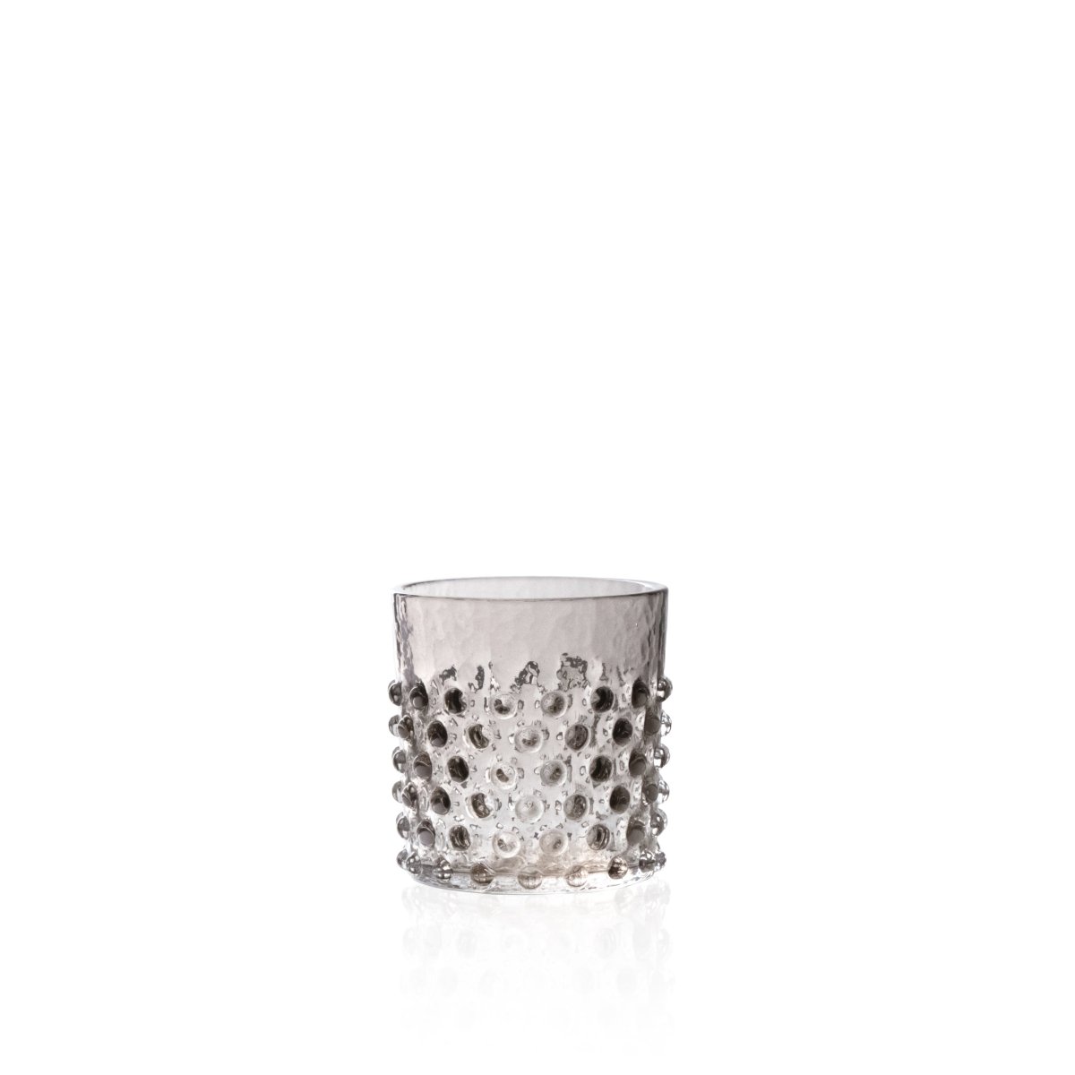 klimchi-hobnail-verre-whisky-150-ml-black-smoke image 1