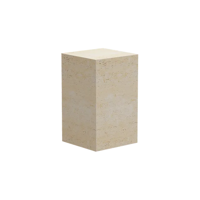 norr-11-cubism-table-basse-travertin-pierre-naturelle image 1