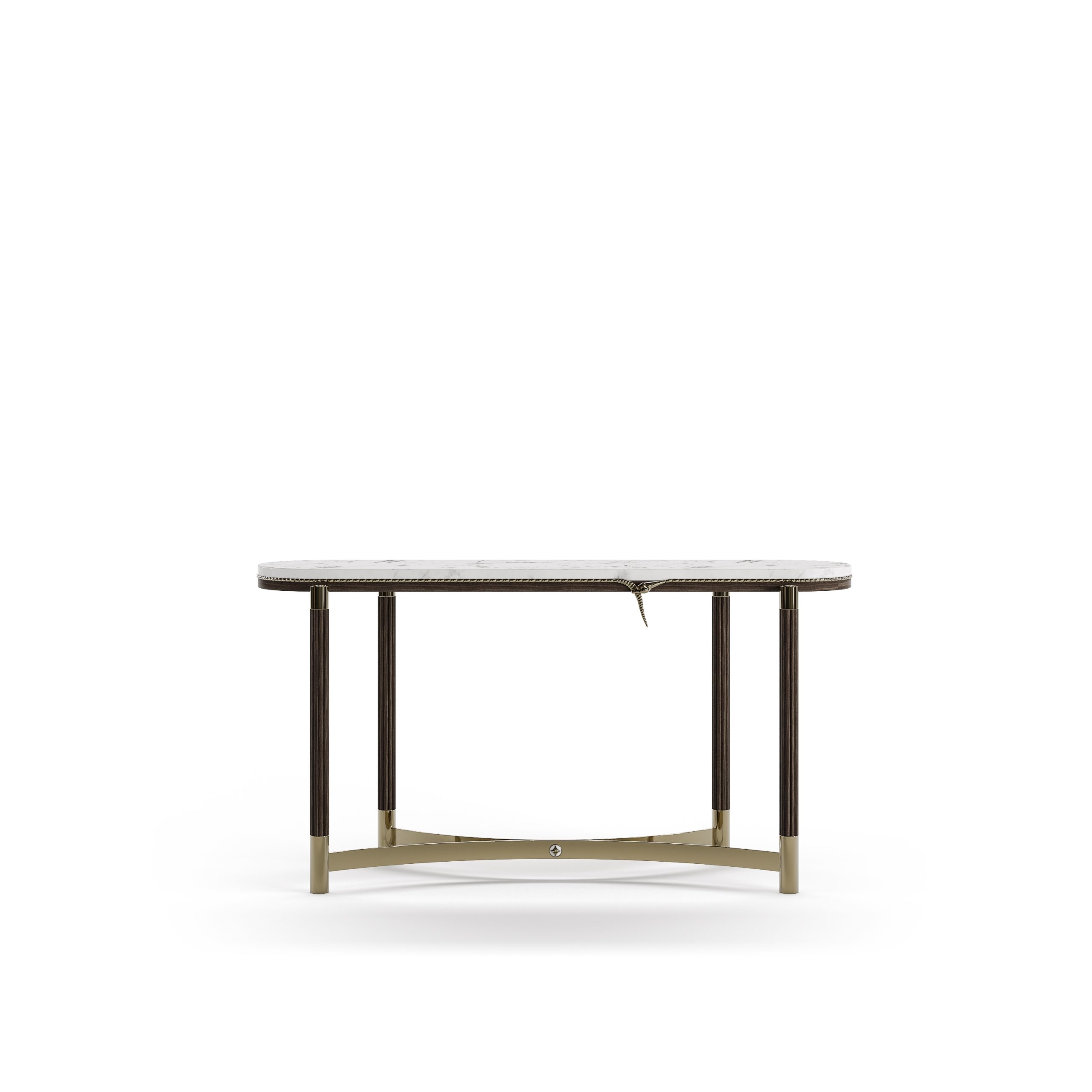 bablanc-snake-console-marbre-laiton-serpent image 2