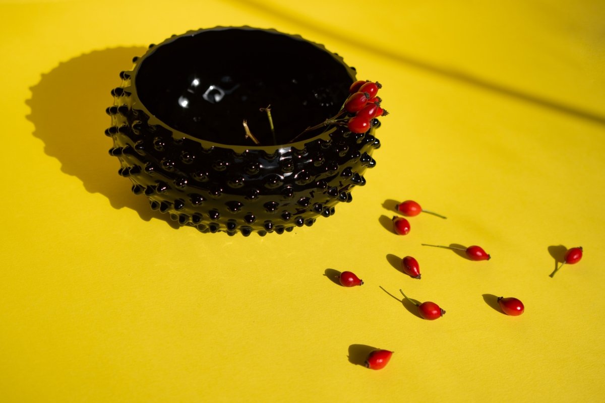 klimchi-hobnail-saladier-noir-en-cristal image 2