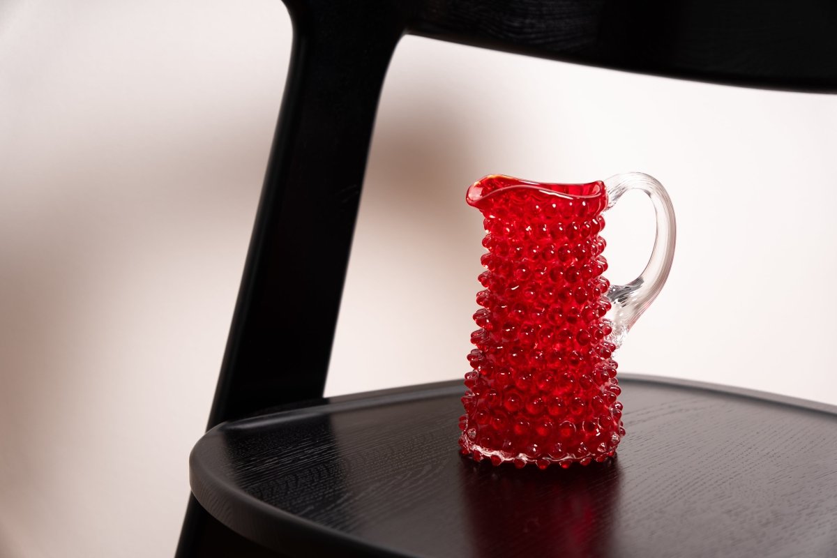 klimchi-hobnail-underlay-garnet-pichet-mini-350-ml-rouge image 2
