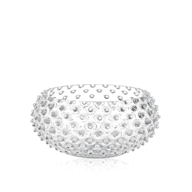 klimchi-hobnail-coupe-cristal-transparente-motif-picots image 1