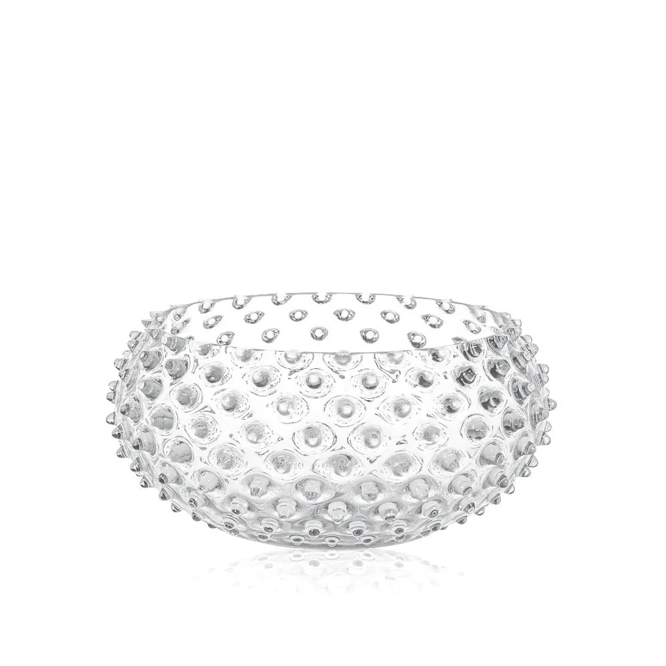 klimchi-hobnail-coupe-cristal-transparente-motif-picots image 1