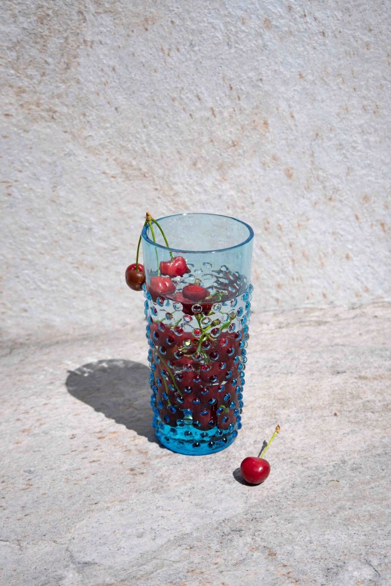 klimchi-hobnail-azure-verre-haut-bleu-l-unit image 2