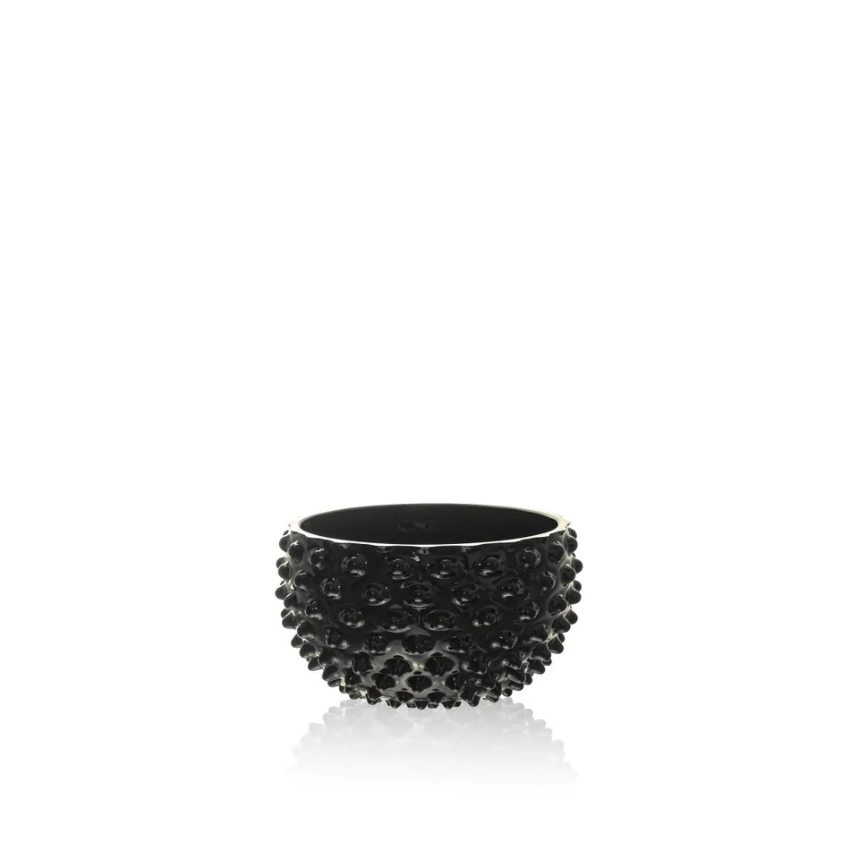 klimchi-hobnail-petit-bol-noir-en-verre image 1