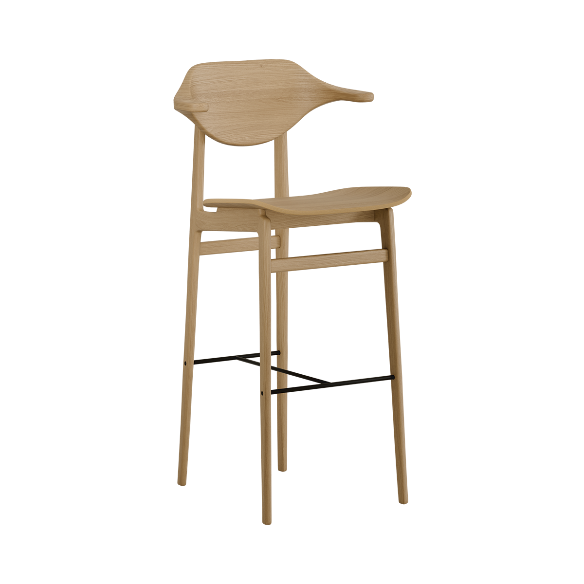 norr11-bufala-tabouret-de-bar-ch-ne-h65-sans-housse image 3
