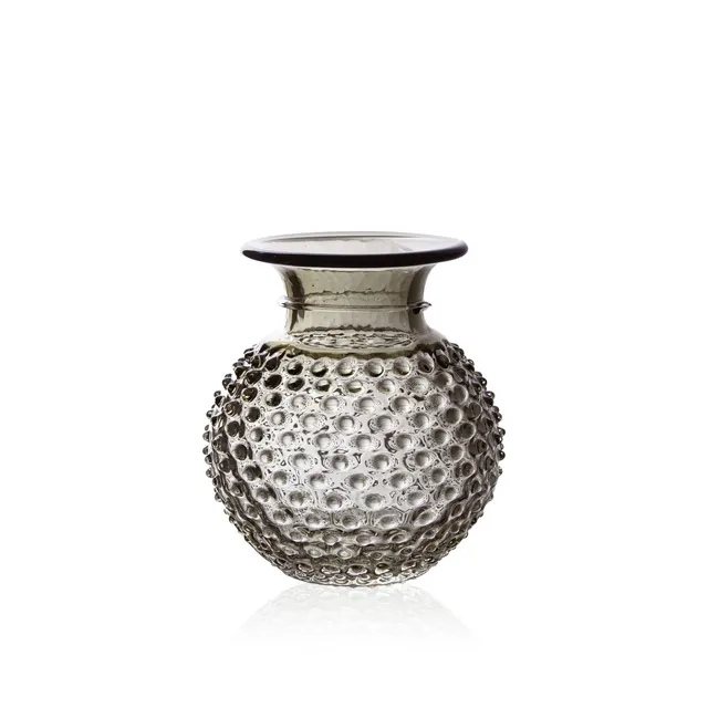 klimchi-hobnail-vase-col-noir-fum image 1