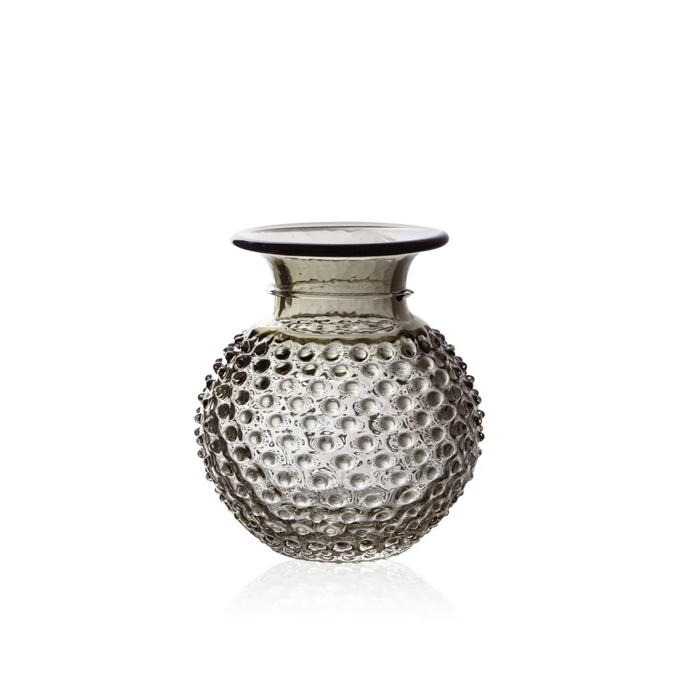 klimchi-hobnail-vase-col-noir-fum image 1