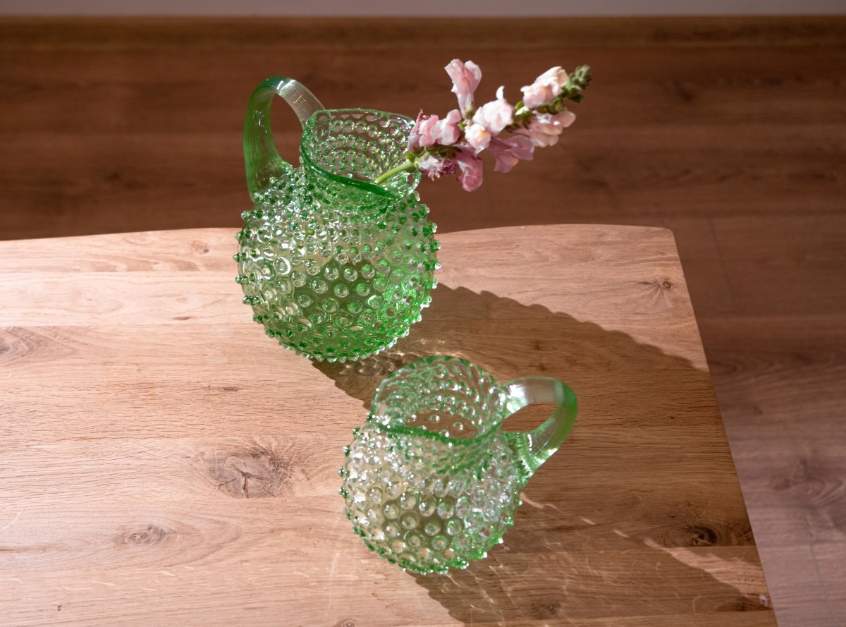 klimchi-hobnail-carafe-2-l-vert-clair-2000-ml image 7