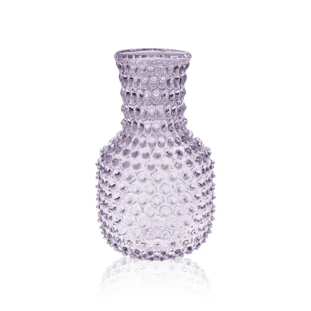 klimchi-hobnail-carafe-en-verre-lilas-2-l-sans-plomb image 1