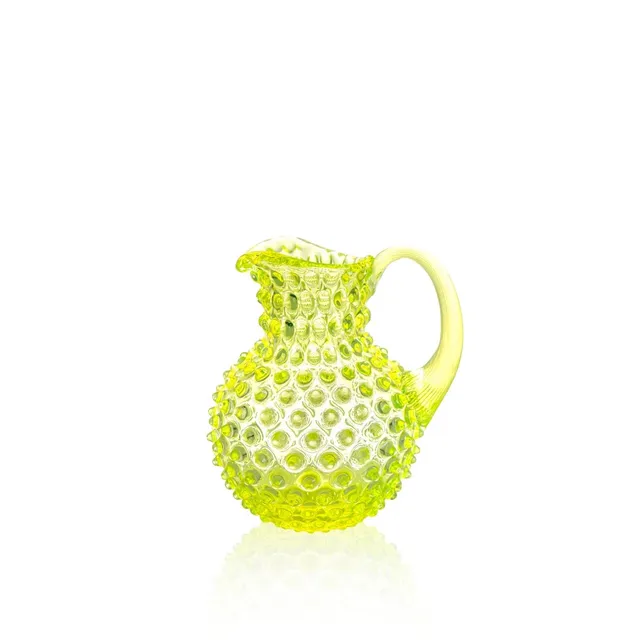 klimchi-hobnail-neon-citrine-carafe-jaune-1-l image 1