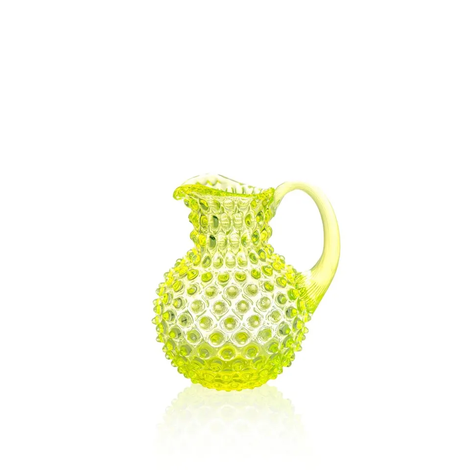 klimchi-hobnail-neon-citrine-carafe-jaune-1-l image 1