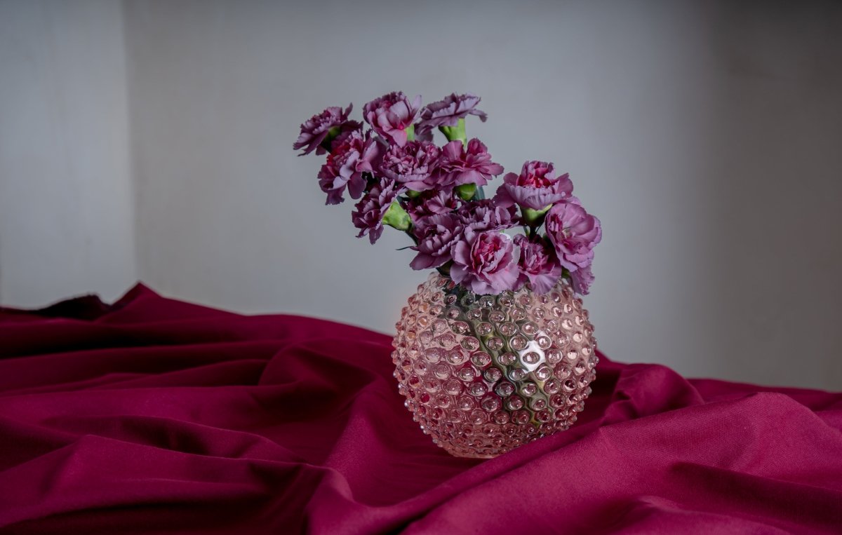klimchi-hobnail-vase-rond-rosaline-rose image 3
