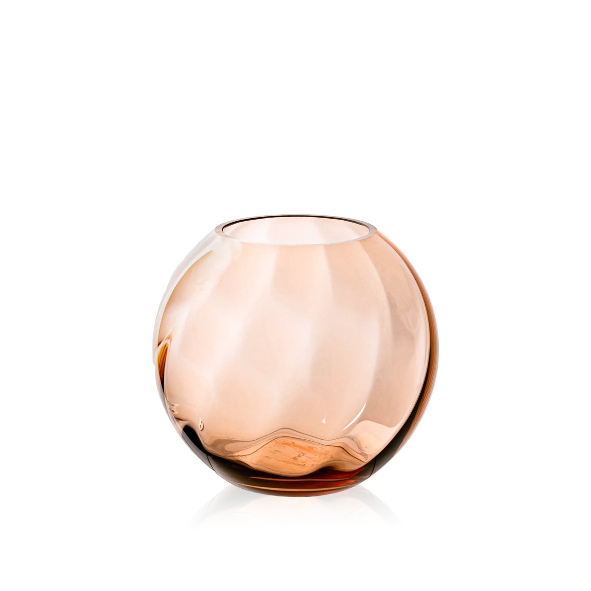 klimchi-marika-vase-rond-bronze-petit image 1
