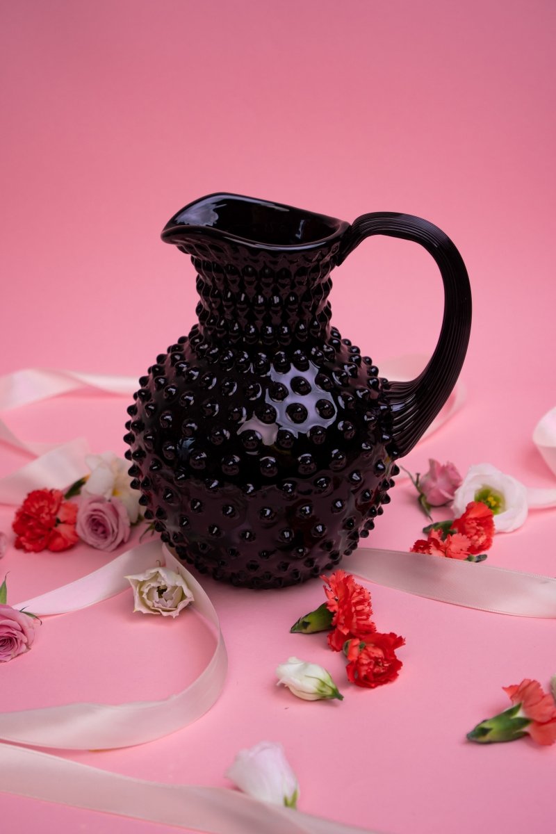 klimchi-hobnail-carafe-noire-2-l-cristal image 3