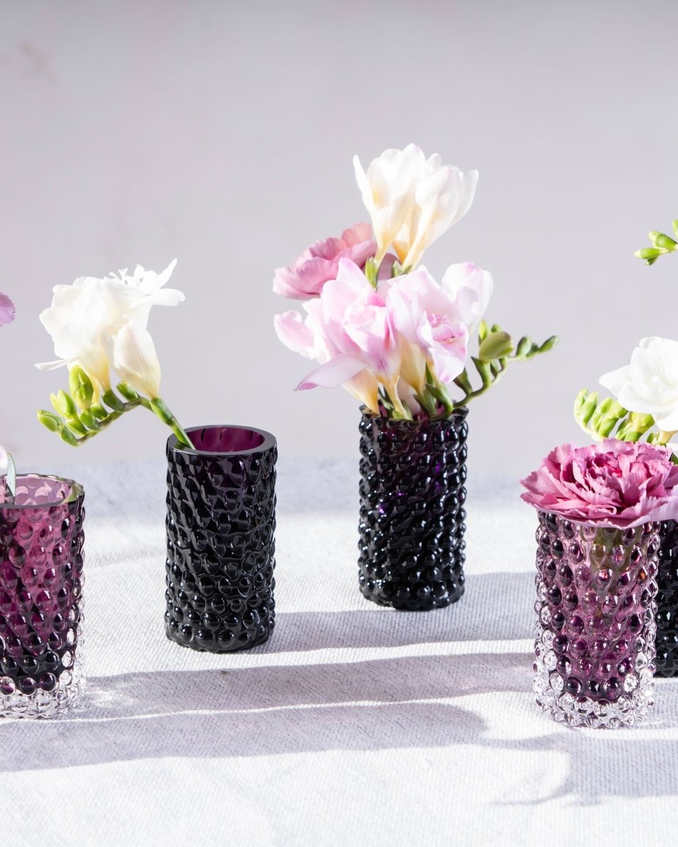 klimchi-hobnail-lot-3-petits-vases-verre-mixte image 5