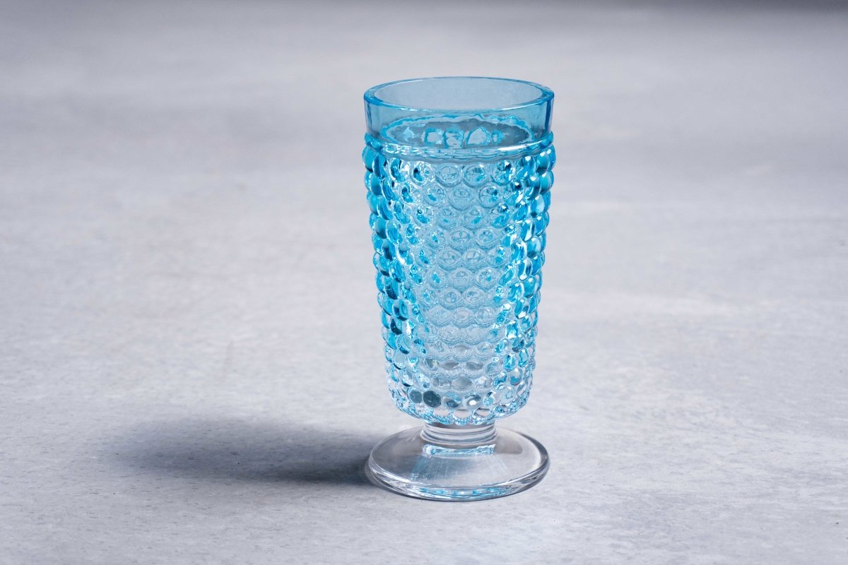 klimchi-hobnail-goblet-bleu-azure-300-ml-lot-de-2 image 3