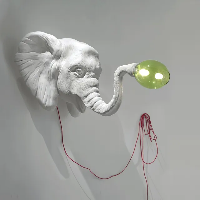 imperfecttolab-light-elephant-lampe-dition-limit-e-num-rot-e image 1