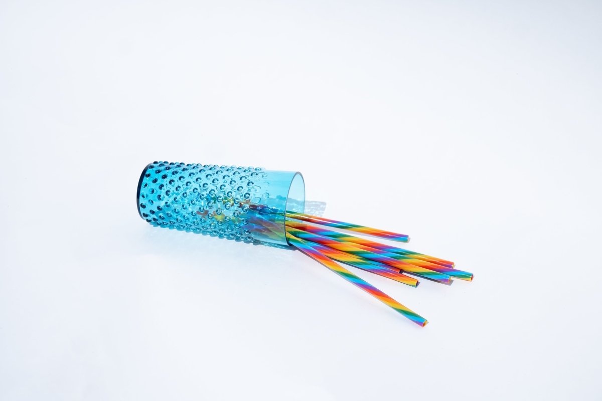 klimchi-hobnail-aquamarine-verre-bleu-grand-400-ml-1-pi-ce image 3