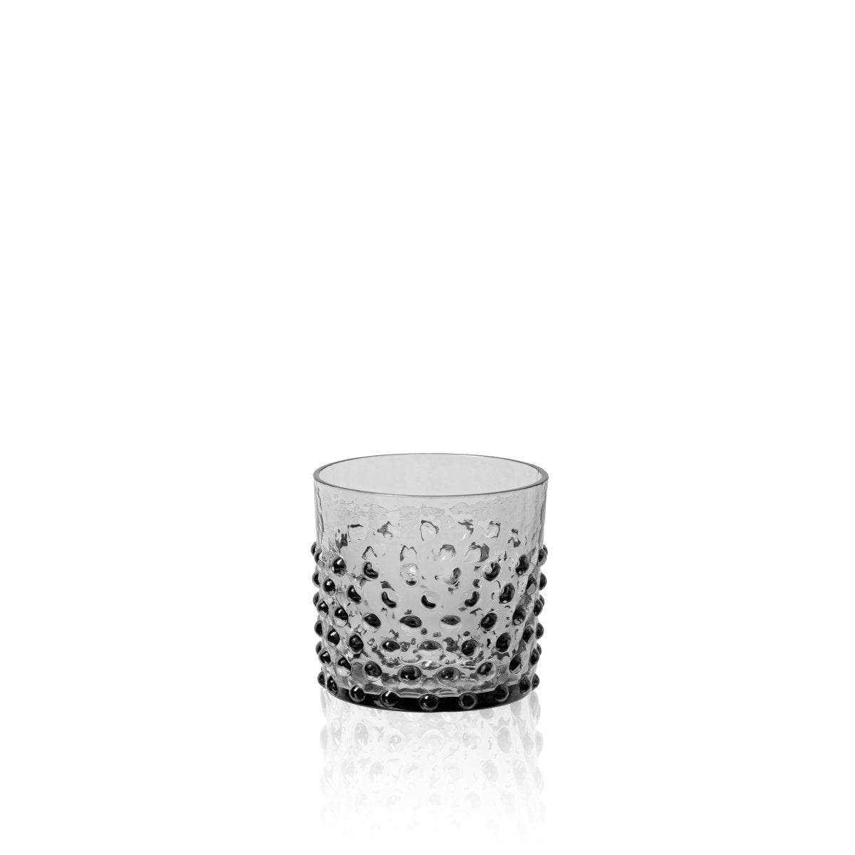 klimchi-hobnail-grey-smoke-verre-whisky-15-cl image 1