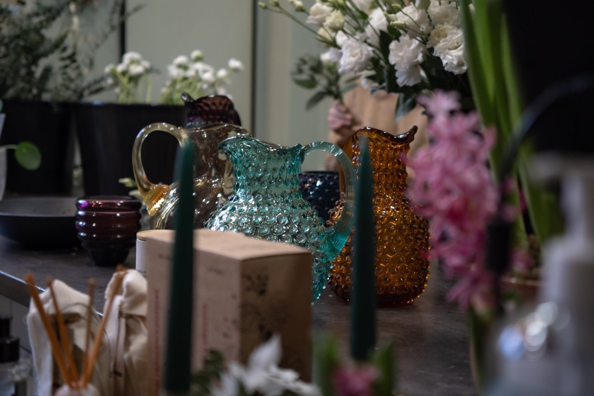 klimchi-hobnail-beryl-pichet-carafe-2-l-vert image 4