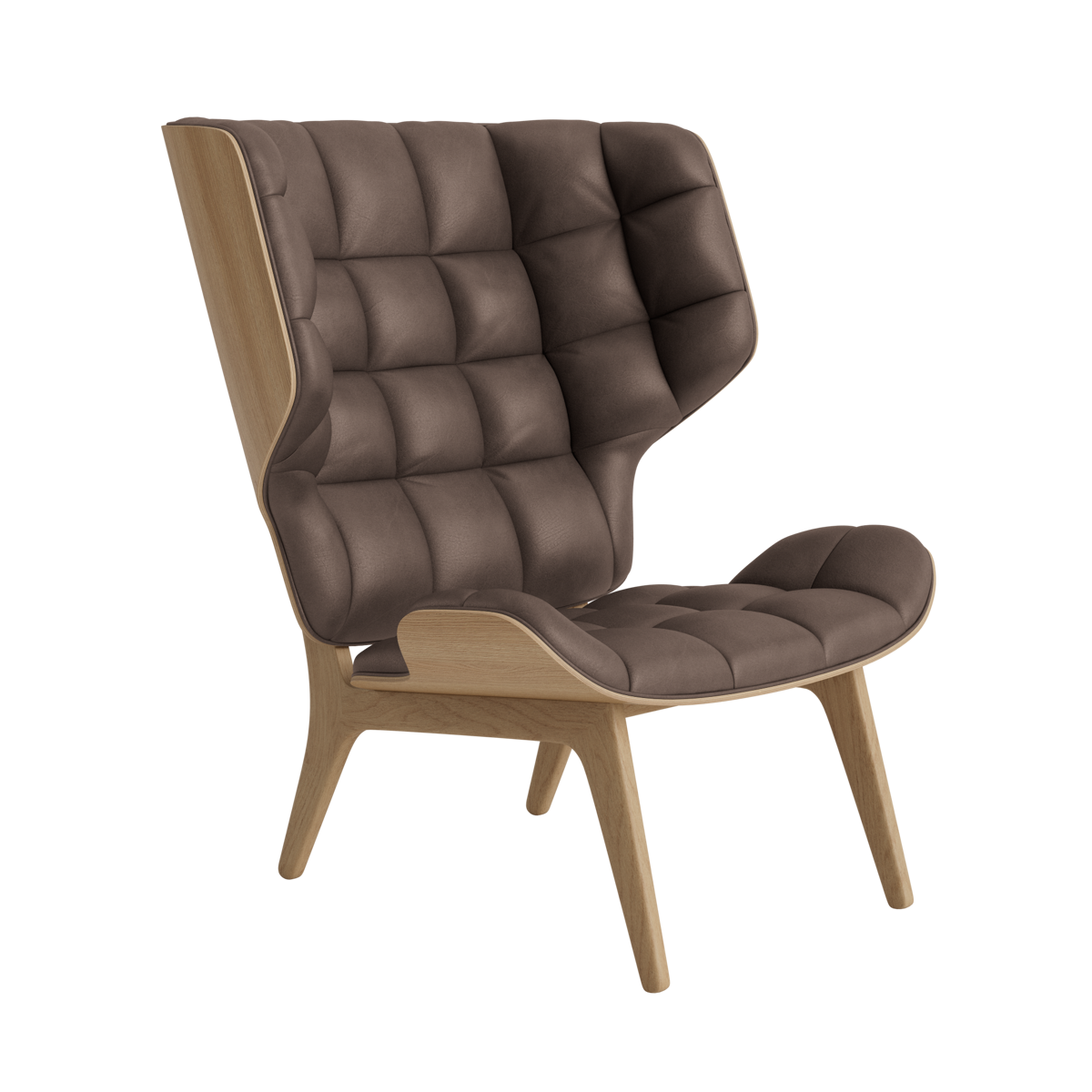 norr-11-mammoth-fauteuil-cuir-sand-ch-ne-noir image 1