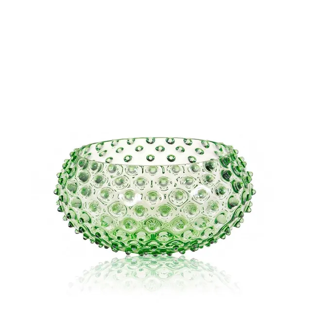 klimchi-hobnail-bol-vert-clair-grand-mod-le-cristal image 1