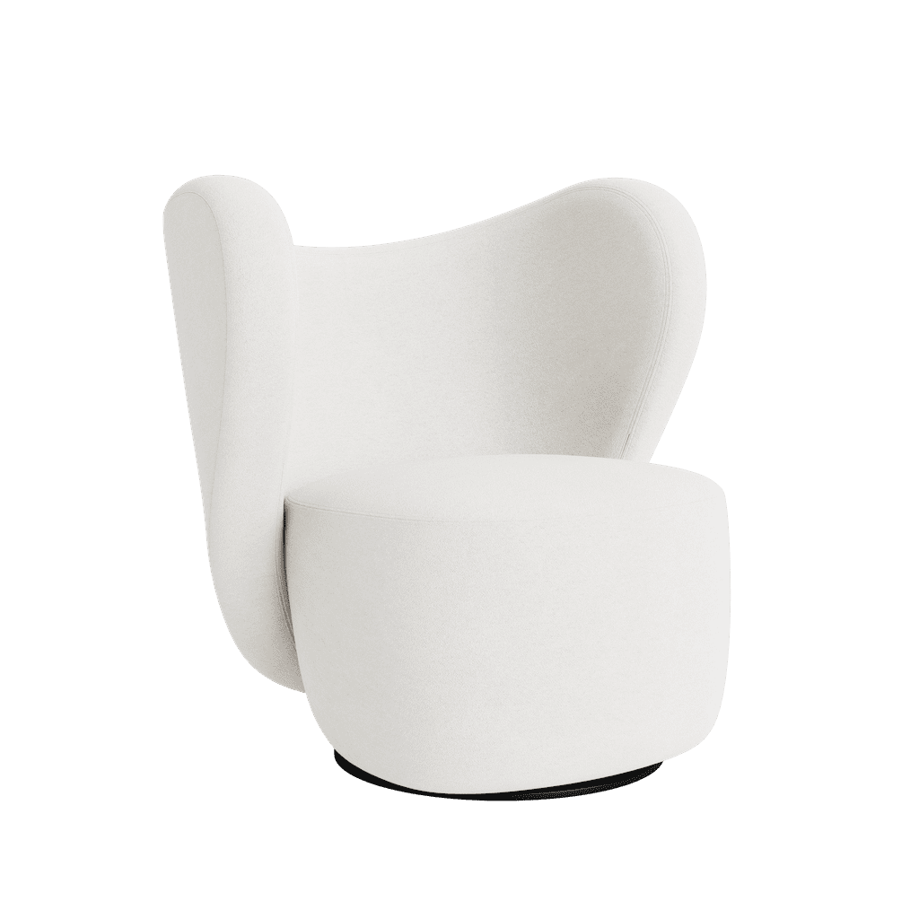 norr-11-little-big-chair-fauteuil-tissu-beige-pivotant image 1