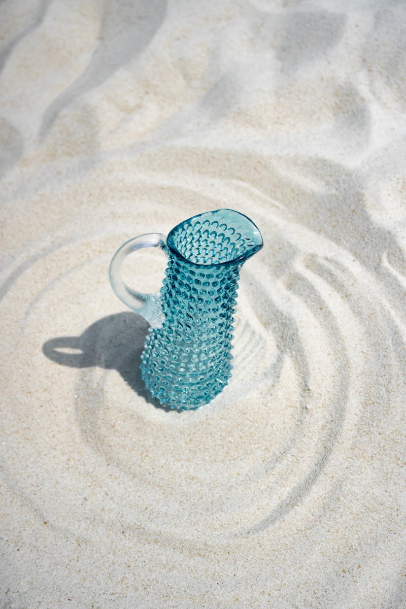 klimchi-hobnail-carafe-verre-aquamarine-1-l-cristal image 4