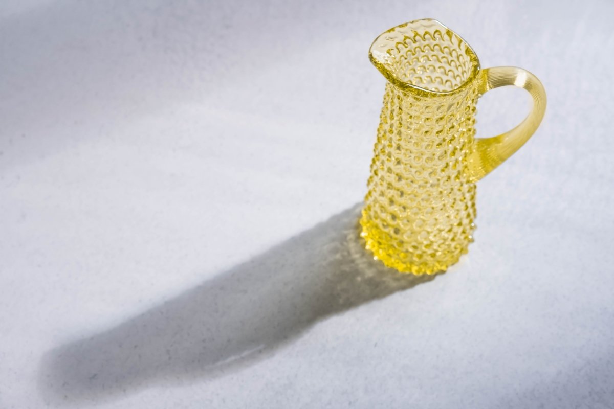 klimchi-hobnail-pichet-1-l-citrine-jaune-en-verre image 5