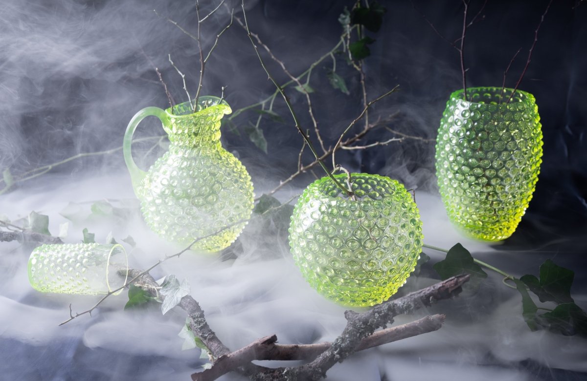 klimchi-hobnail-neon-citrine-vase-ovale-jaune-uv image 7
