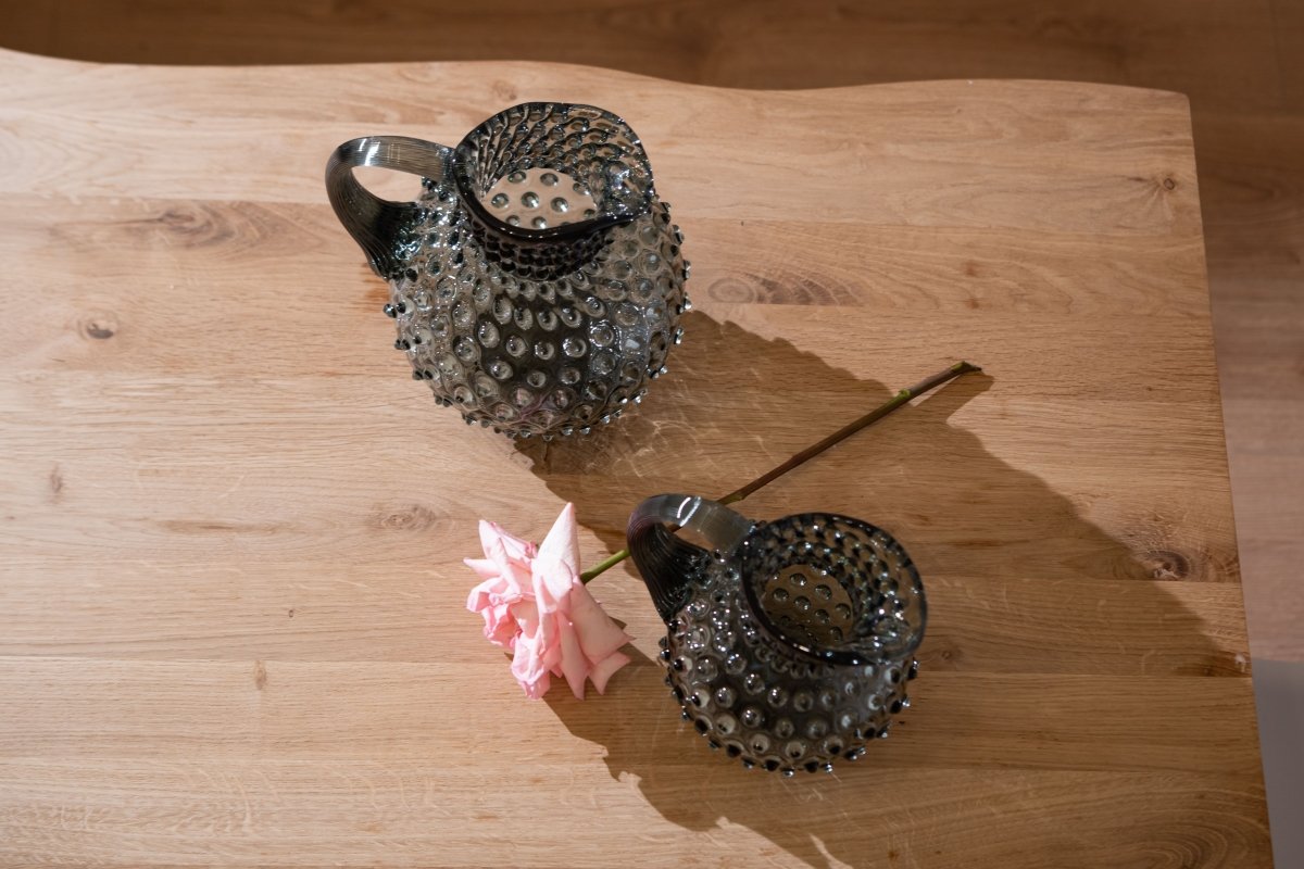 klimchi-hobnail-carafe-grise-grey-smoke-1-l image 5