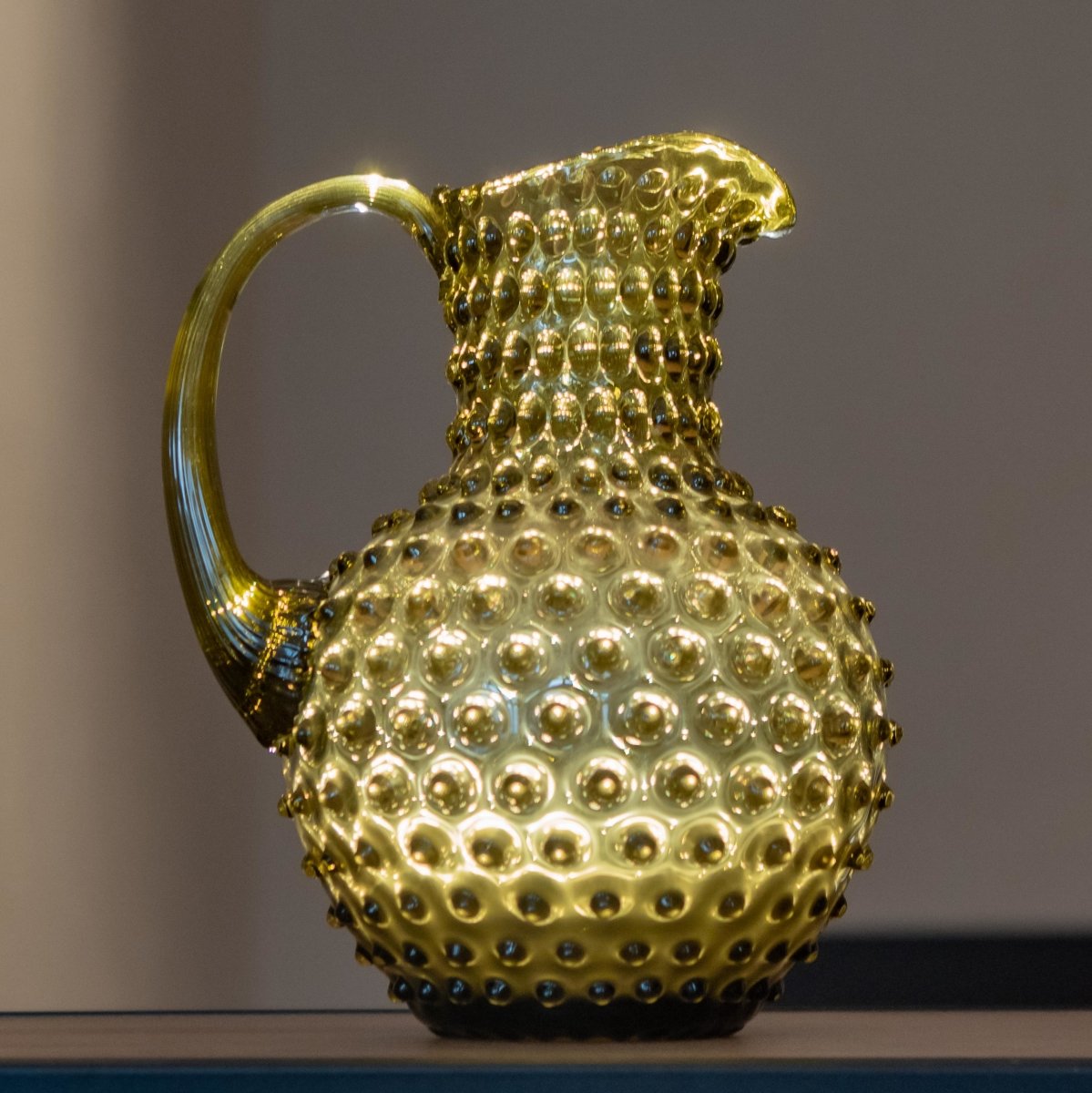 klimchi-hobnail-carafe-bonsai-green-2-l-verte-picots image 6