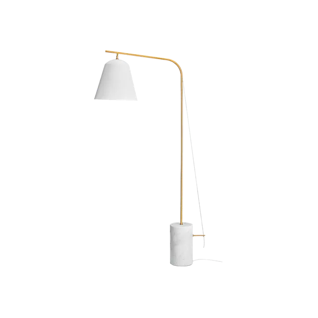 norr-11-line-two-lampadaire-aluminium-blanc-marbre image 1